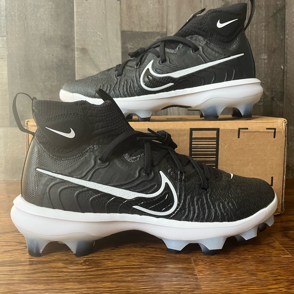 Nike Alpha Huarache NXT Molded Baseball Cleats Black DJ6519-001 Mens Size